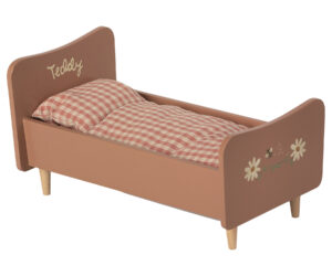 Wooden bed, Teddy mom - Rose